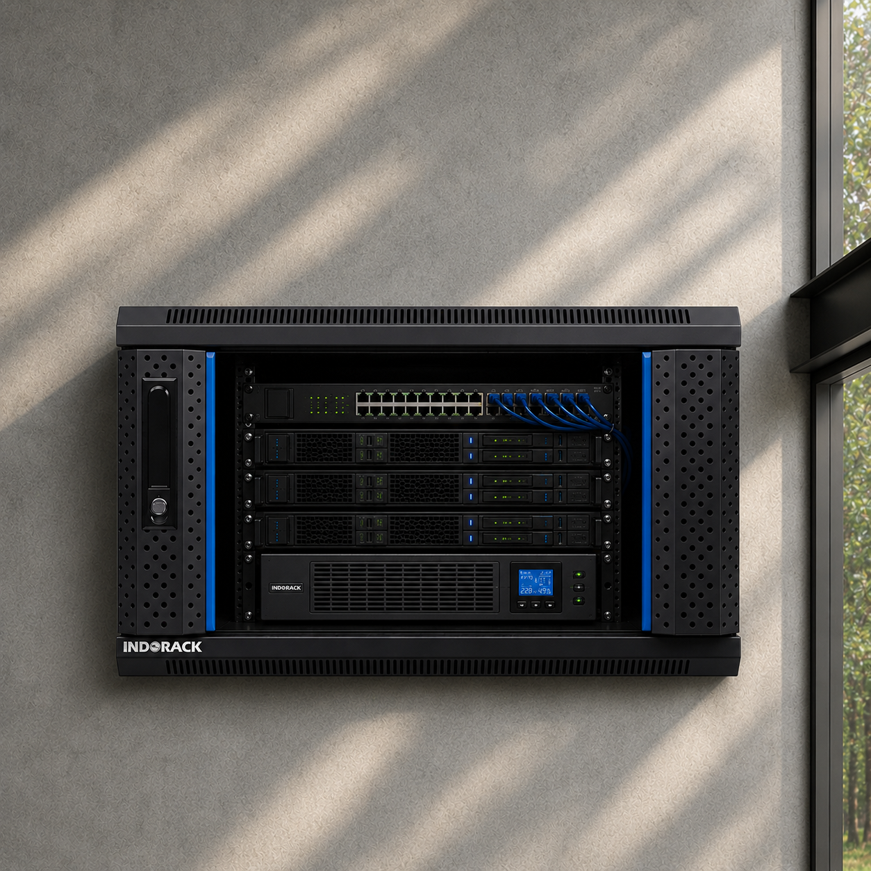 Wallmount Rack Terbaik untuk Jaringan dan CCTV